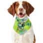 Preview: Hunde-Bandana Pablo - Popart Hundedesign, 100 % Polyester, 70x30 cm, verstellbar, waschbar